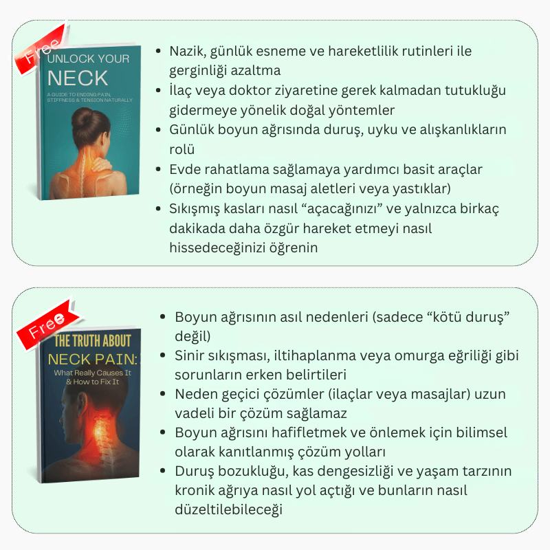 Relvico™ Boyun Masaj Cihazı - Boyun Ağrısı Giderici ve İleri Baş Postürü Düzeltici Cihaz