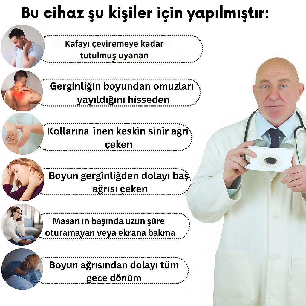 Boyun ağrısına veda, yaşamınıza huzur katın!